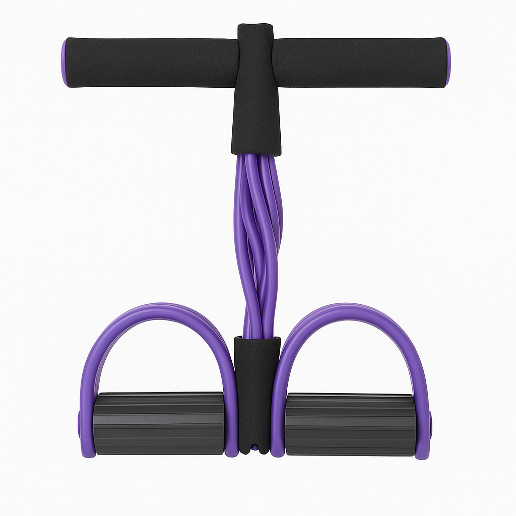 Ventre plat et corps sculpté en 10 minutes par jour avec l'élastique de traction à 6 tubes – brûle graisse