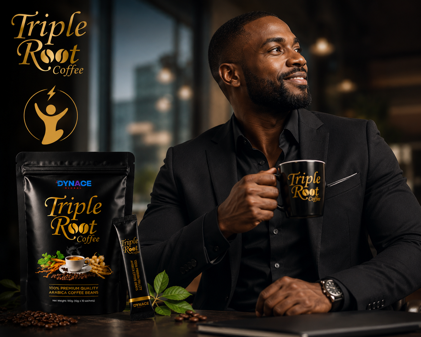 🔥 Triple Root Coffee – Le café qui réveille Votre Energie Masculine